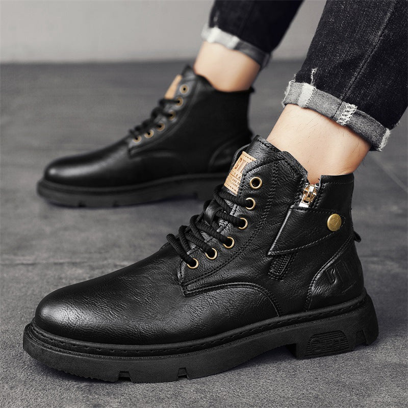Sarah Express Retro British Style Men's Martin Boots
