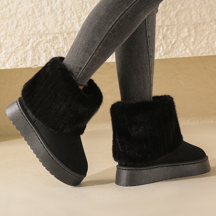 Sarah Express Plush Lined Thick Sole Winter Boots