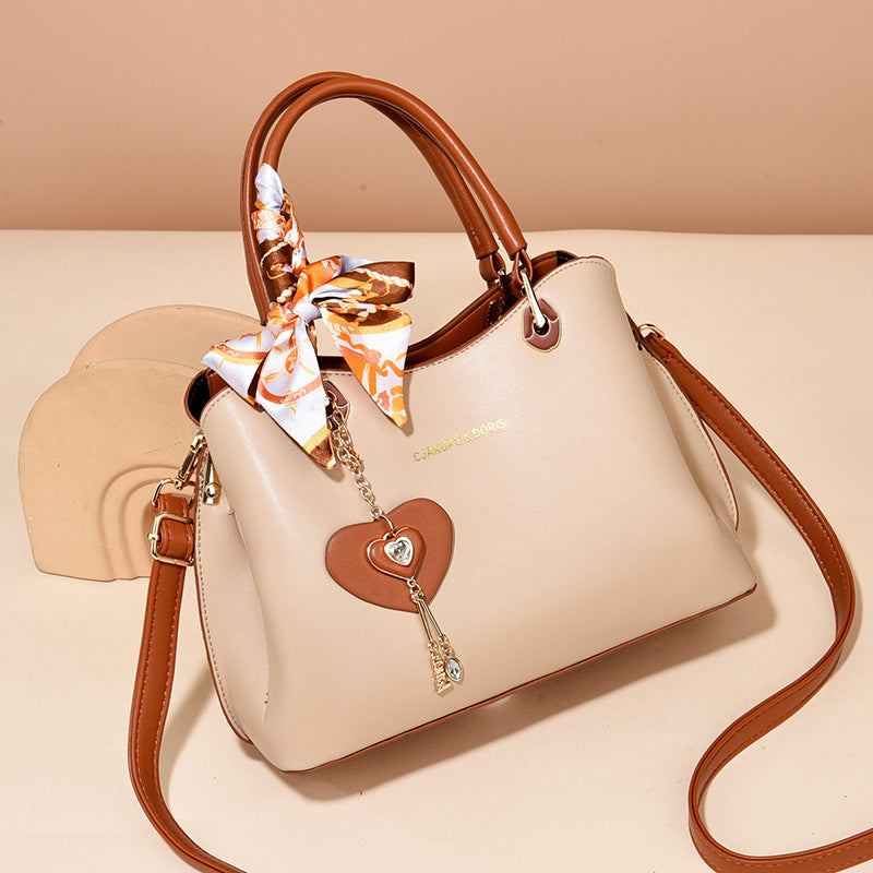 Sarah Express Urban Minimalist Patchwork Crossbody Tote Bag
