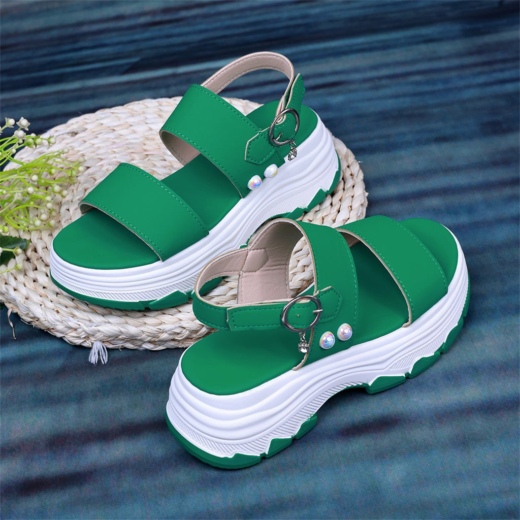 Sarah Express Double Strap Platform Sports Sandals