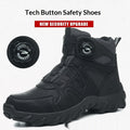 Sarah Express Men's Steel Toe Safety Work Boots TS271 Black