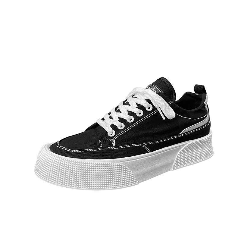 Sarah Express Canvas Low Top Platform Casual Sneakers