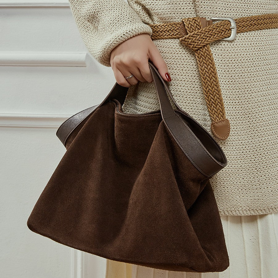 Sarah Express Genuine Leather Commuter Tote Bag