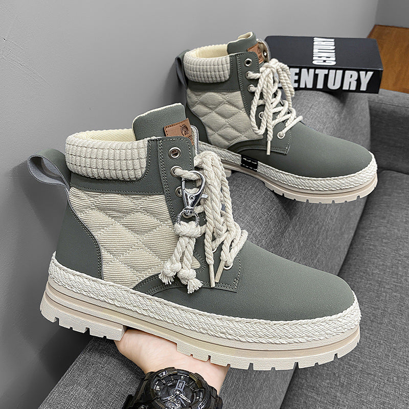 Sarah Express Platform Lace-Up Martin Boots
