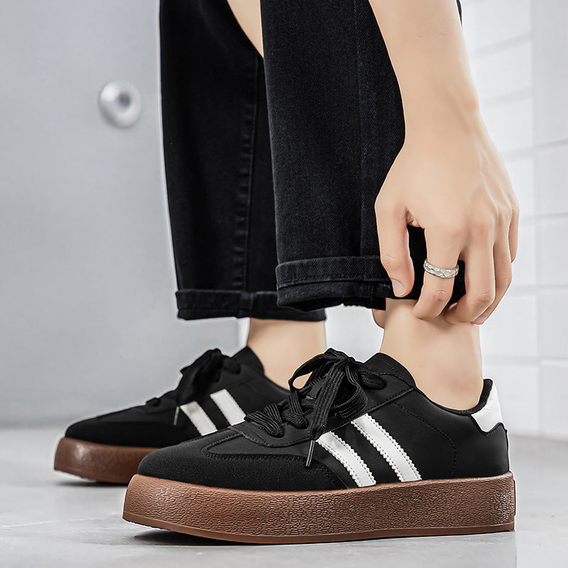 2026 New Summer Men's Skate Shoes, Daily Casual Footwear For Teenagers, Classic College Style Skate Sneakers For Men – product detail alternate view 3