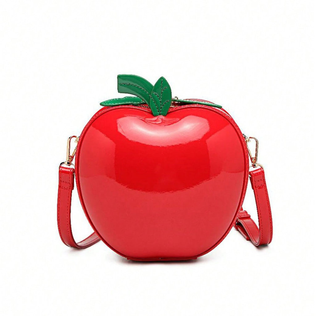 Sarah Express Apple Shaped Novelty Crossbody Bag