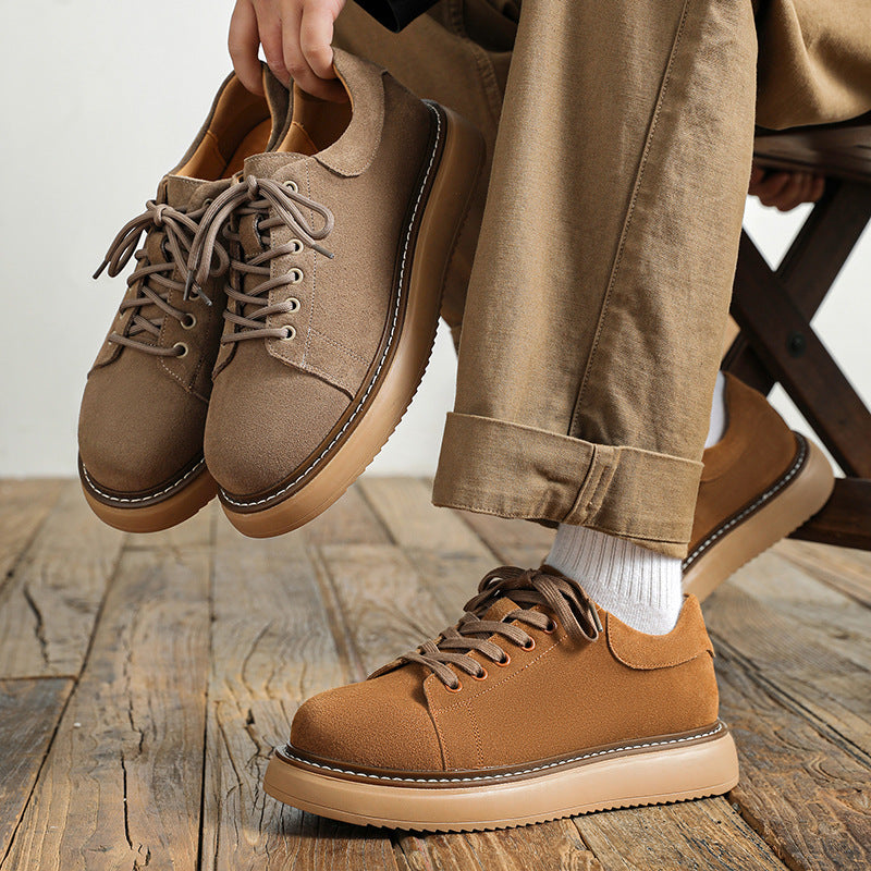 Sarah Express Retro Suede Workwear Boots For Men