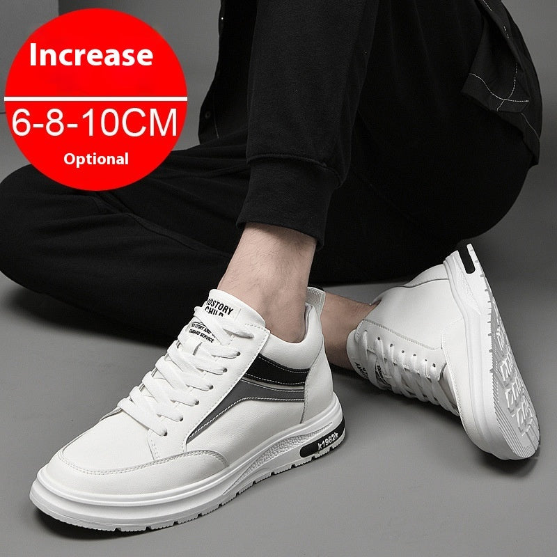 Sarah Express Men's Casual Height Increasing Lace-Up Sneakers