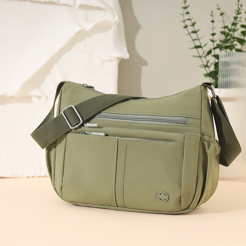 Sarah Express Multi-Compartment Nylon Crossbody Shoulder Bag