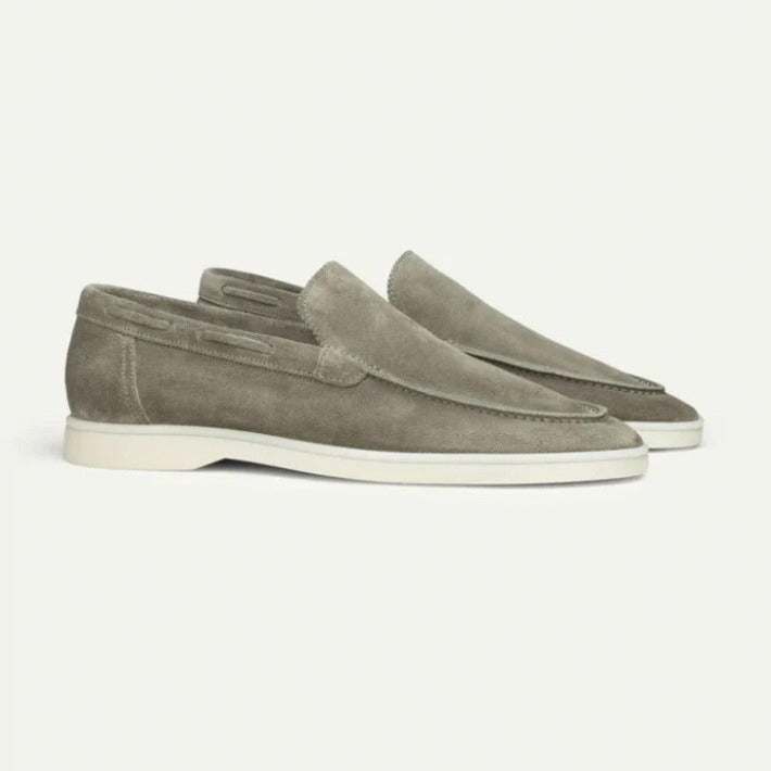Sarah Express Matte Suede Slip-on Men's Loafers