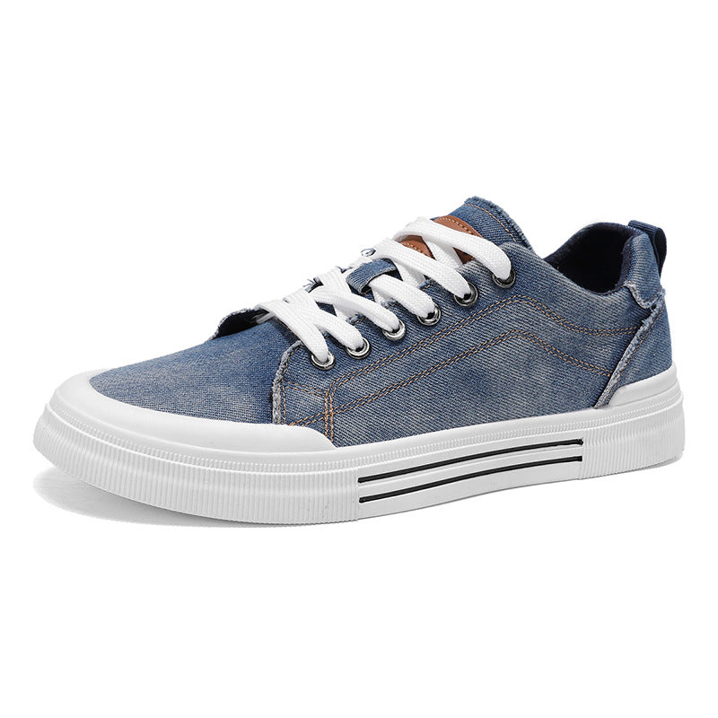 Sarah Express Men's Breathable Canvas Casual Sneakers