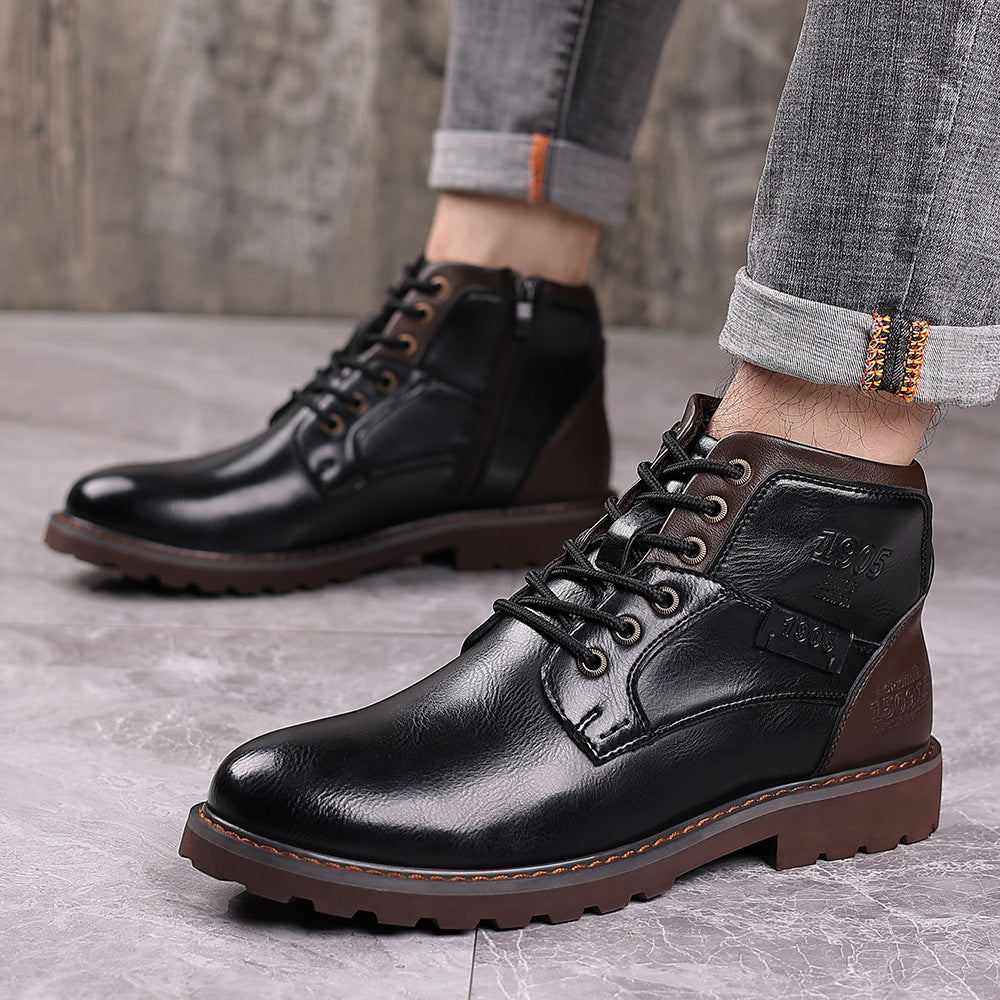 Sarah Express Men's Mid-Calf Daily Motorcycle Boots