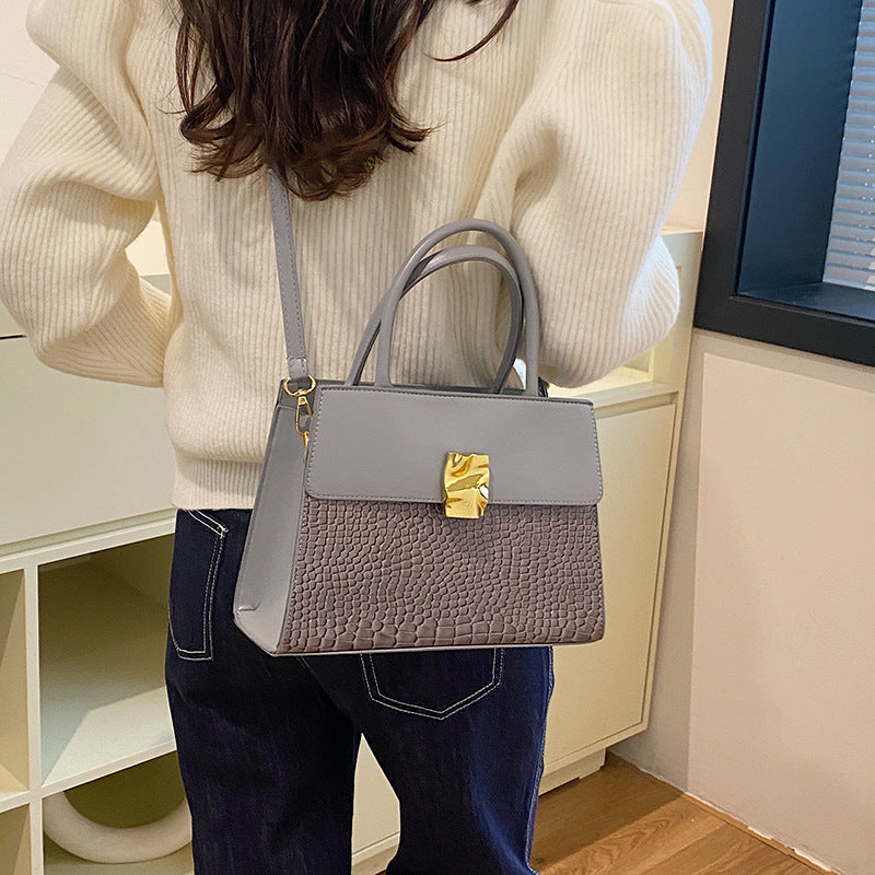 Sarah Express Retro Patchwork Crossbody Tote Bag
