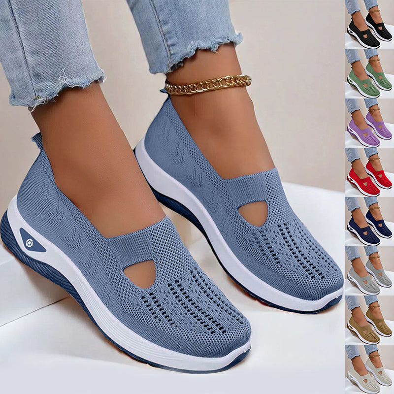 Women's Breathable Mesh Casual Flats – front product view