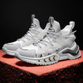 Sarah Express Men's High Top Athletic Sport Sneakers White