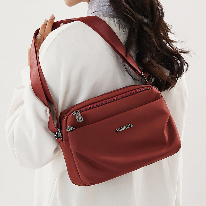 Sarah Express Casual Multi-Compartment Patchwork Crossbody Bag