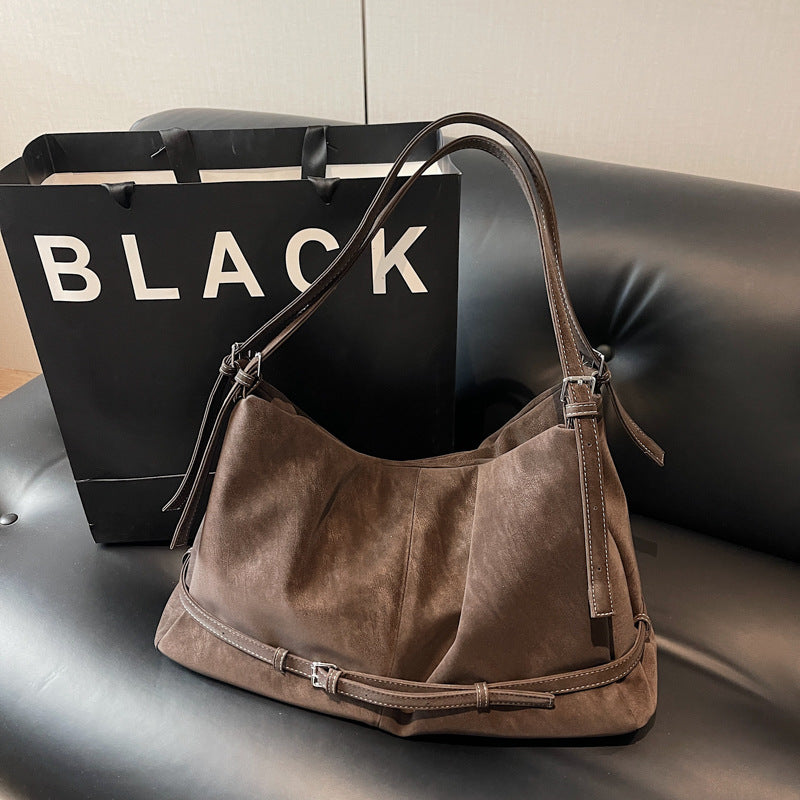 Sarah Express Minimalist Faux Leather Shoulder Messenger Bag