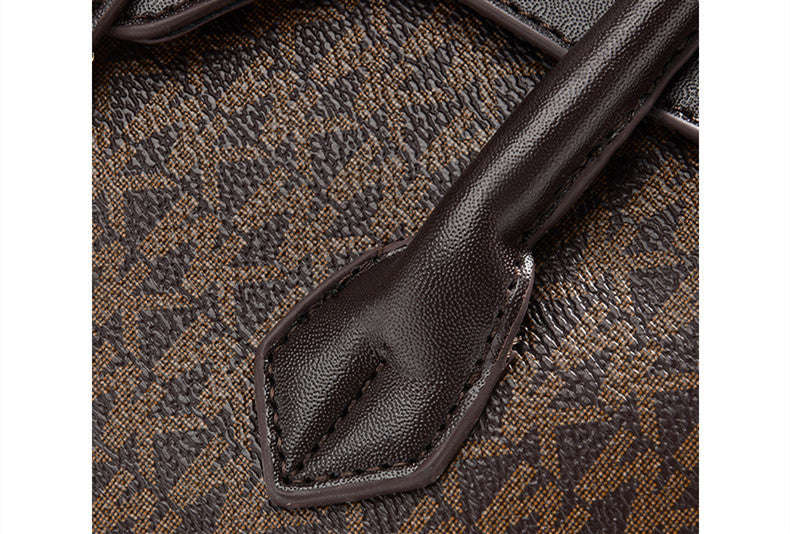 Sarah Express Textured Retro Print Crossbody Bag