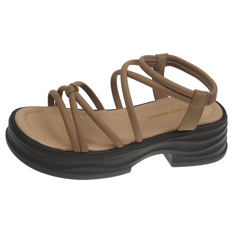 Sarah Express Strappy Flat Roman Sandals
