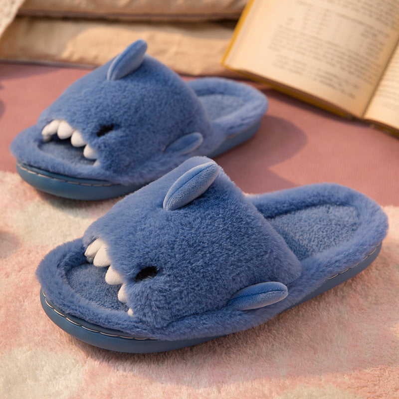 Sarah Express Unisex Fluffy Shark House Slippers