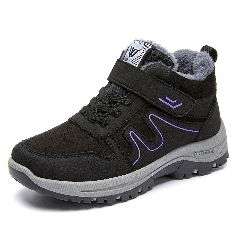 Sarah Express Women's Cotton Snow Boots With Velcro