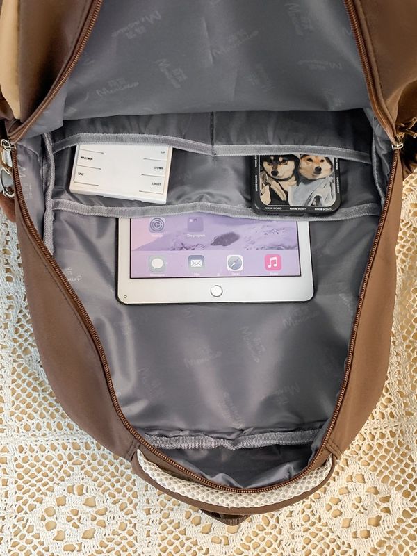 Sarah Express Preppy Multi-Pocket Campus Backpack