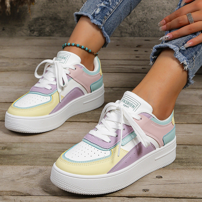Sarah Express Breathable Round Toe Slip-On Sneakers