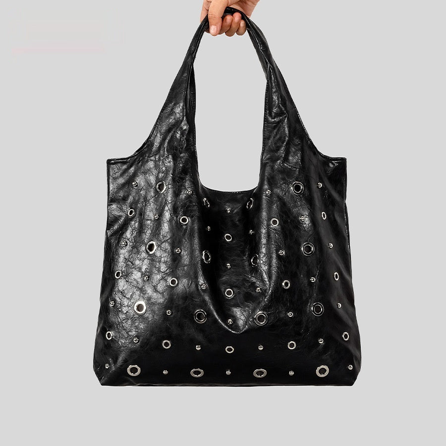 Sarah Express Studded Cutout Tote Bag