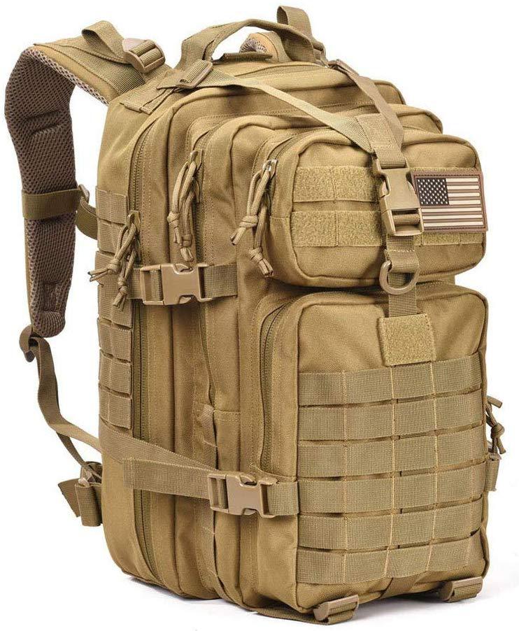 Sarah Express Tactical Army Camouflage Travel Backpack Khaki