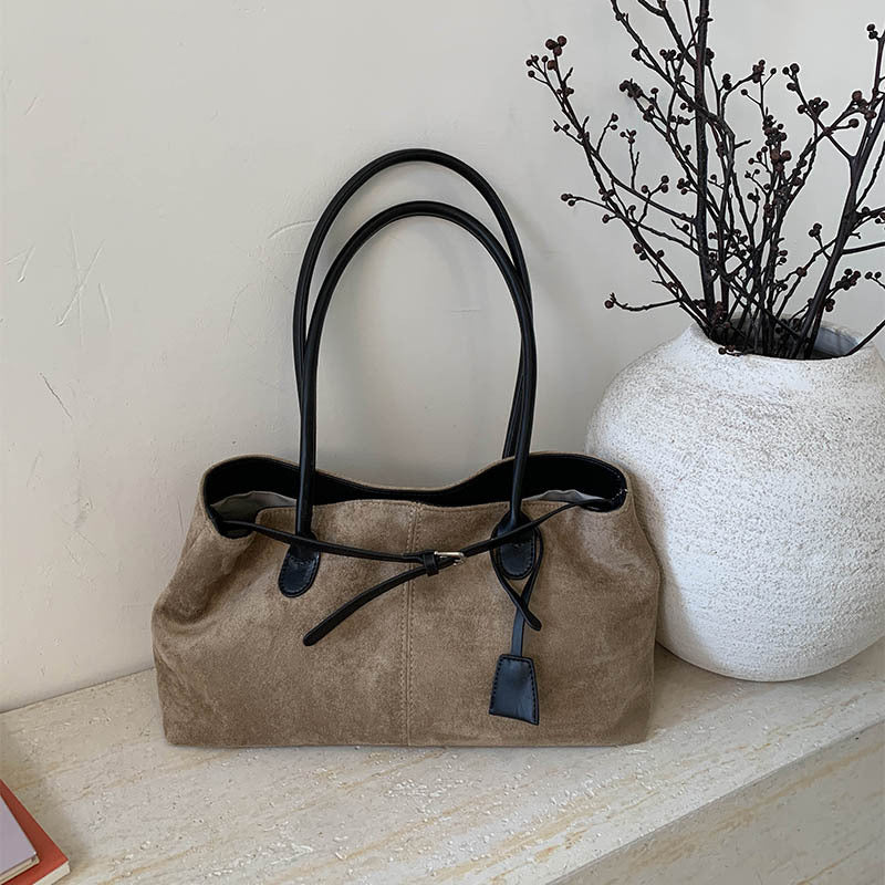 Sarah Express Retro Matte PU Leather Shoulder Bag