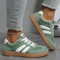 Sarah Express Women's Casual Lace-Up Athletic Sneakers Green