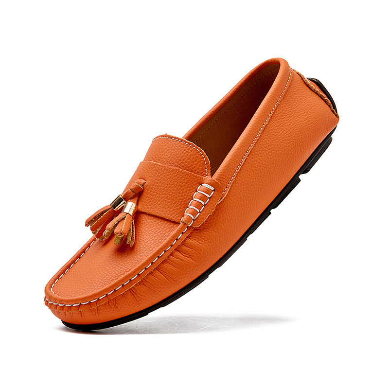 Men's Slip-On Suede Leather Loafers – product detail alternate view 10