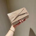 Sarah Express Gold Shimmer Envelope Clutch Crossbody Bag Cross Pouch