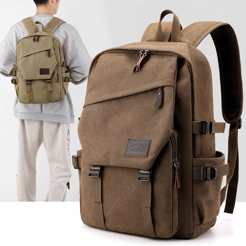 Sarah Express Retro Canvas Large Capacity Student Backpack