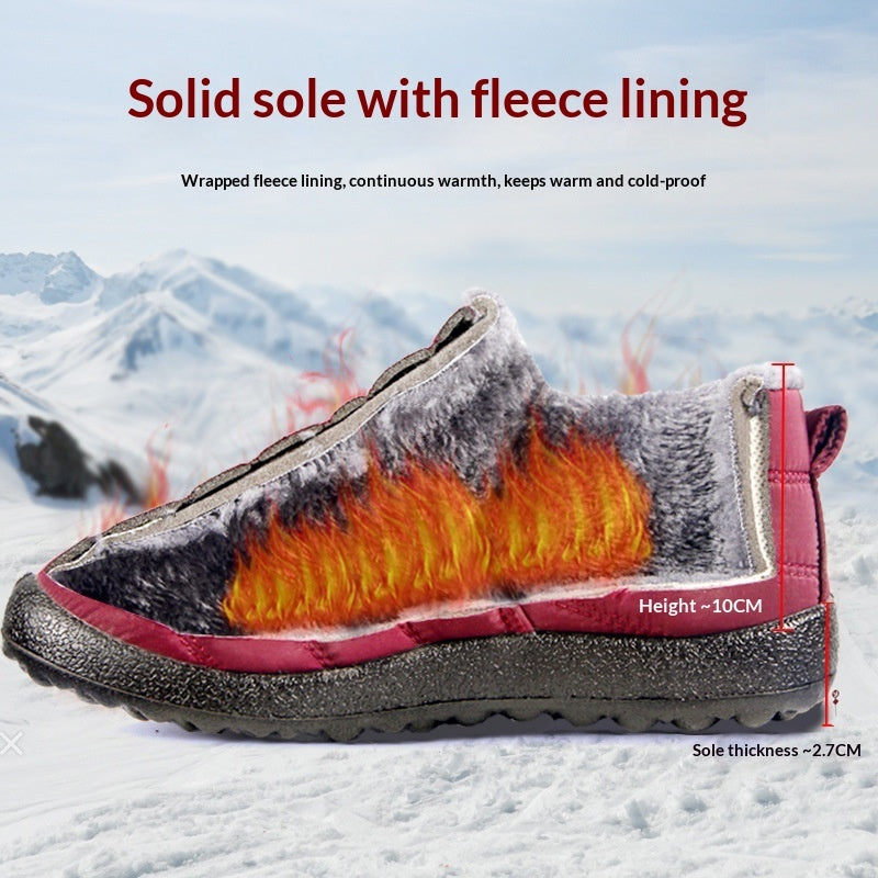 Sarah Express Warm Padded Slip-On Winter Ankle Boots