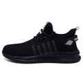 Sarah Express Breathable Steel Toe Safety Sneakers Black white