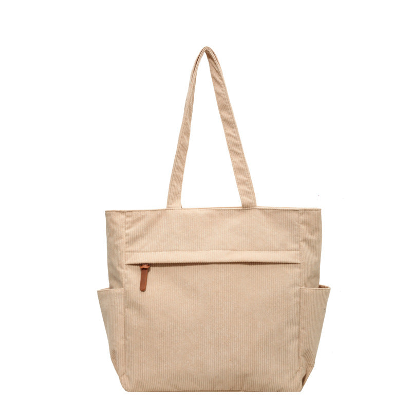 Sarah Express Urban Minimalist Patchwork Fabric Tote Bag