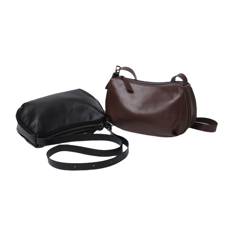 Sarah Express Soft Cowhide Dumpling Shoulder Bag