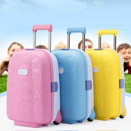 Sarah Express 16-Inch Cartoon Print Travel Suitcase