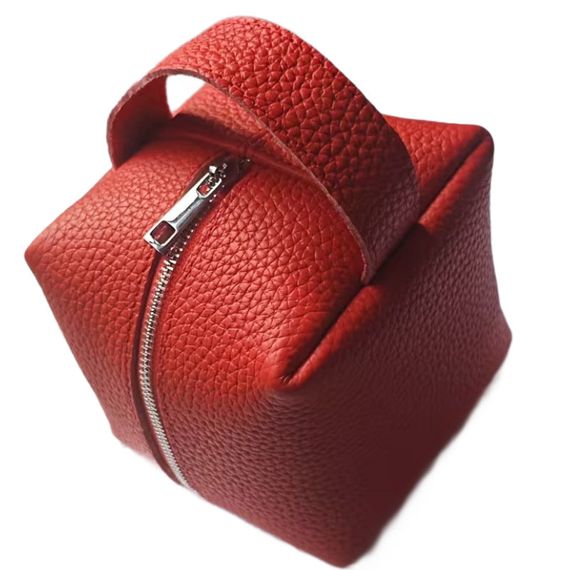 Sarah Express Square Bread-Shaped Toiletry Cosmetic Bag