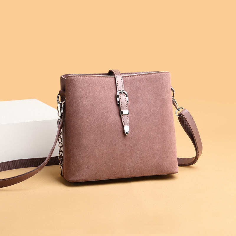 Sarah Express Structured Buckle Detail Shoulder Bag