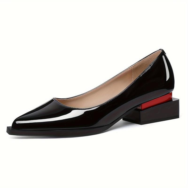 Sarah Express Genuine Leather Low Heel Loafers