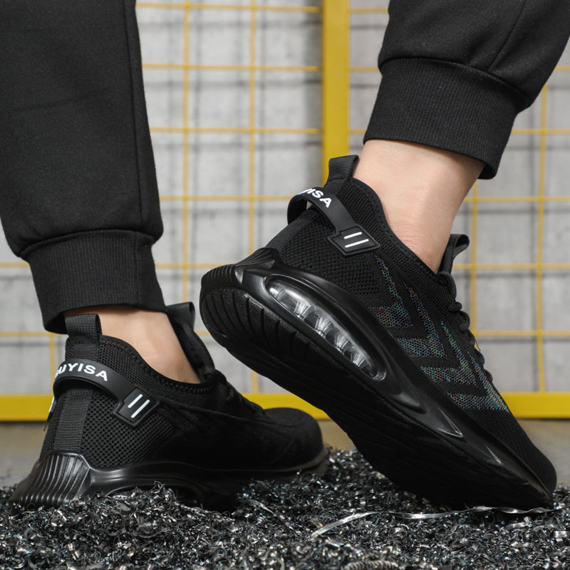 Sarah Express Breathable Steel Toe Work Sneakers