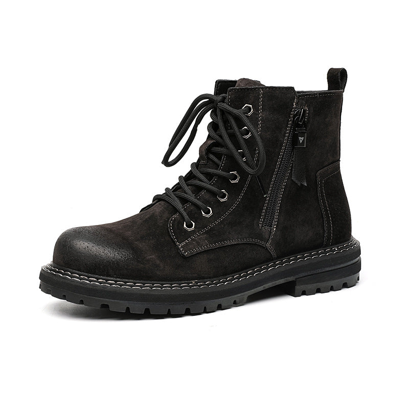 Sarah Express Side Zipper Fashionable Ankle Boots Black