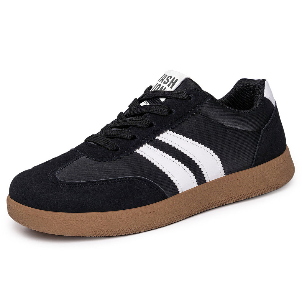 Sarah Express Color-Block Lace-Up Everyday Sneakers Black
