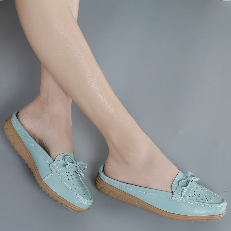 Sarah Express Women's Hollow Out Breathable Slip-On Sandals