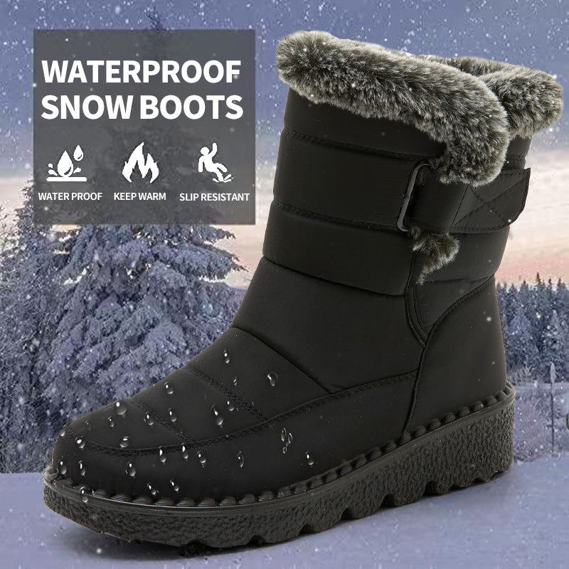 Sarah Express Waterproof Plush Lined Winter Snow Boots