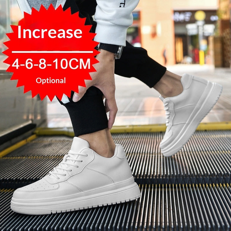 Sarah Express Men's Height-Increasing Casual Lace-Up Sneakers