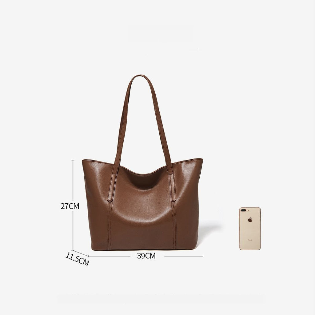 Sarah Express Large Capacity Minimalist Leather Shoulder Bag