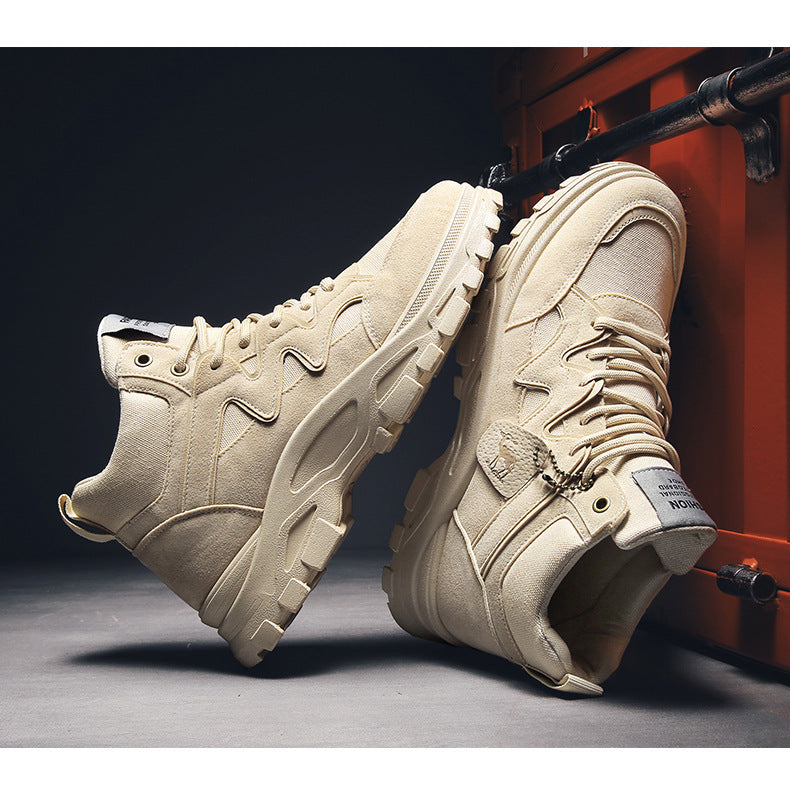 Sarah Express Men's High Top Canvas Martin Boots